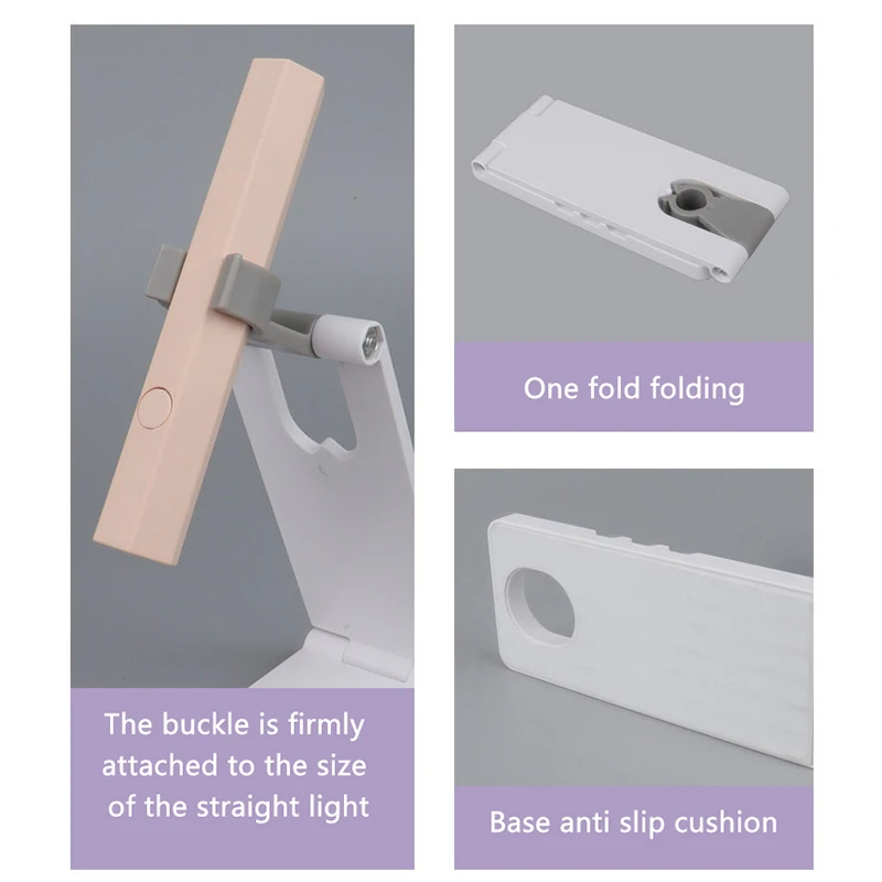 ネイルアートライトランプホルダーネイルドライヤーマシン光線療法ランプブラケット回転可能および折りたたみ式ネイルアート UV ライトランプホルダー