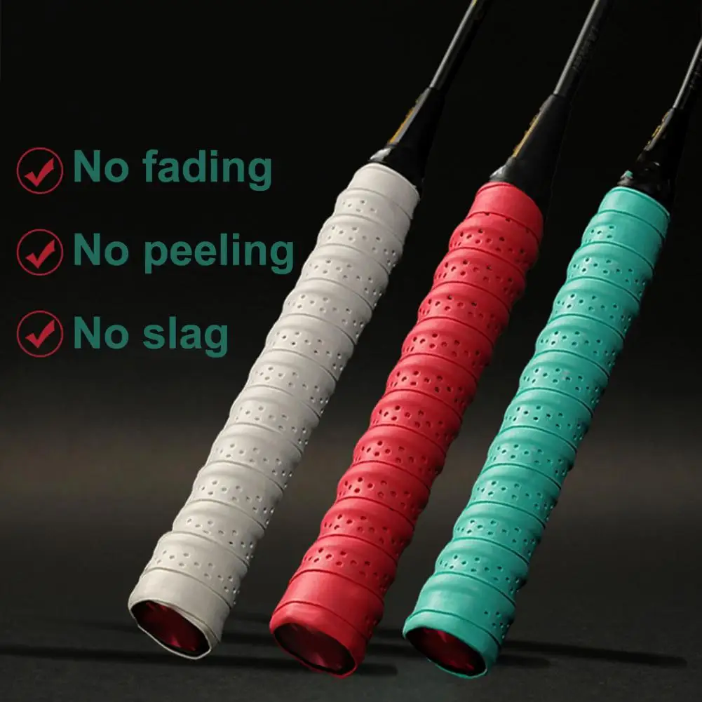 Racket Grip Ventilated Handle Wrap Premium Perforated Anti-slip Tennis Overgrip for Rackets Thickened Non-slip for Badminton