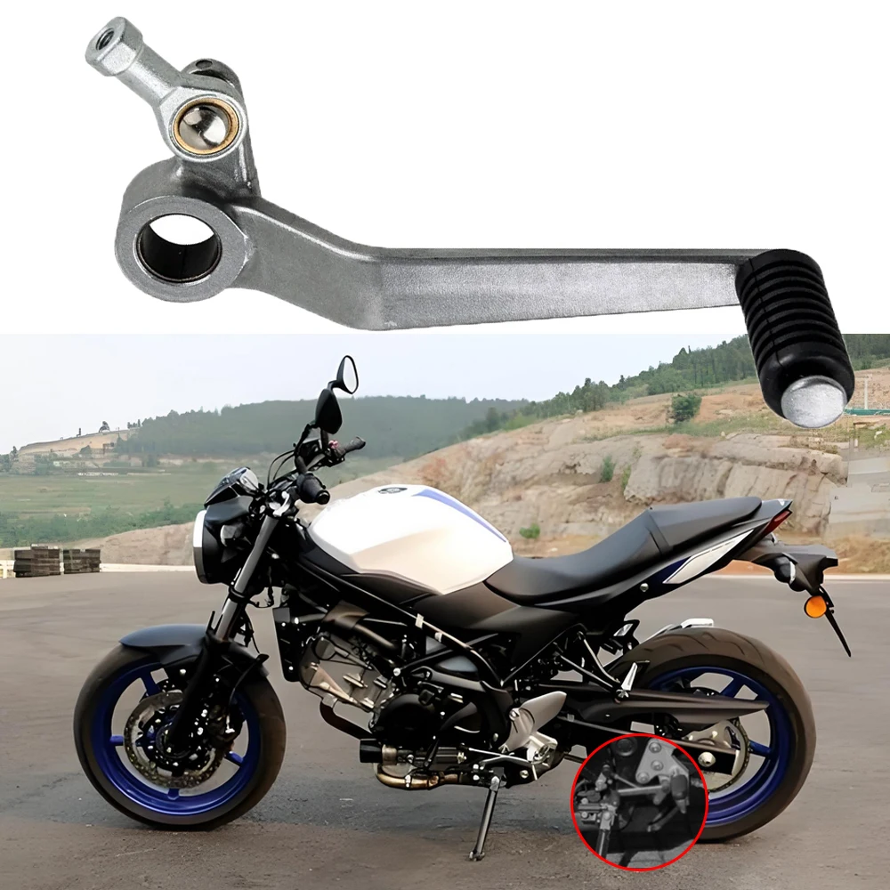 Suzuki sv650 1999-2010 sv1000 2003-2007用モーターサイクルリアブレーキレバーフットペダル