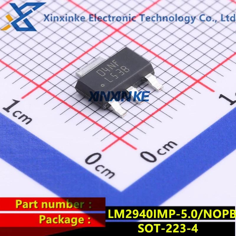 10PCS LM2940IMP-5.0/NOPB LM2940IMP-5.0 Mark：L53B SOT-223-4 LDO Voltage Regulators 1A LDO REG Power Management ICs Brand New