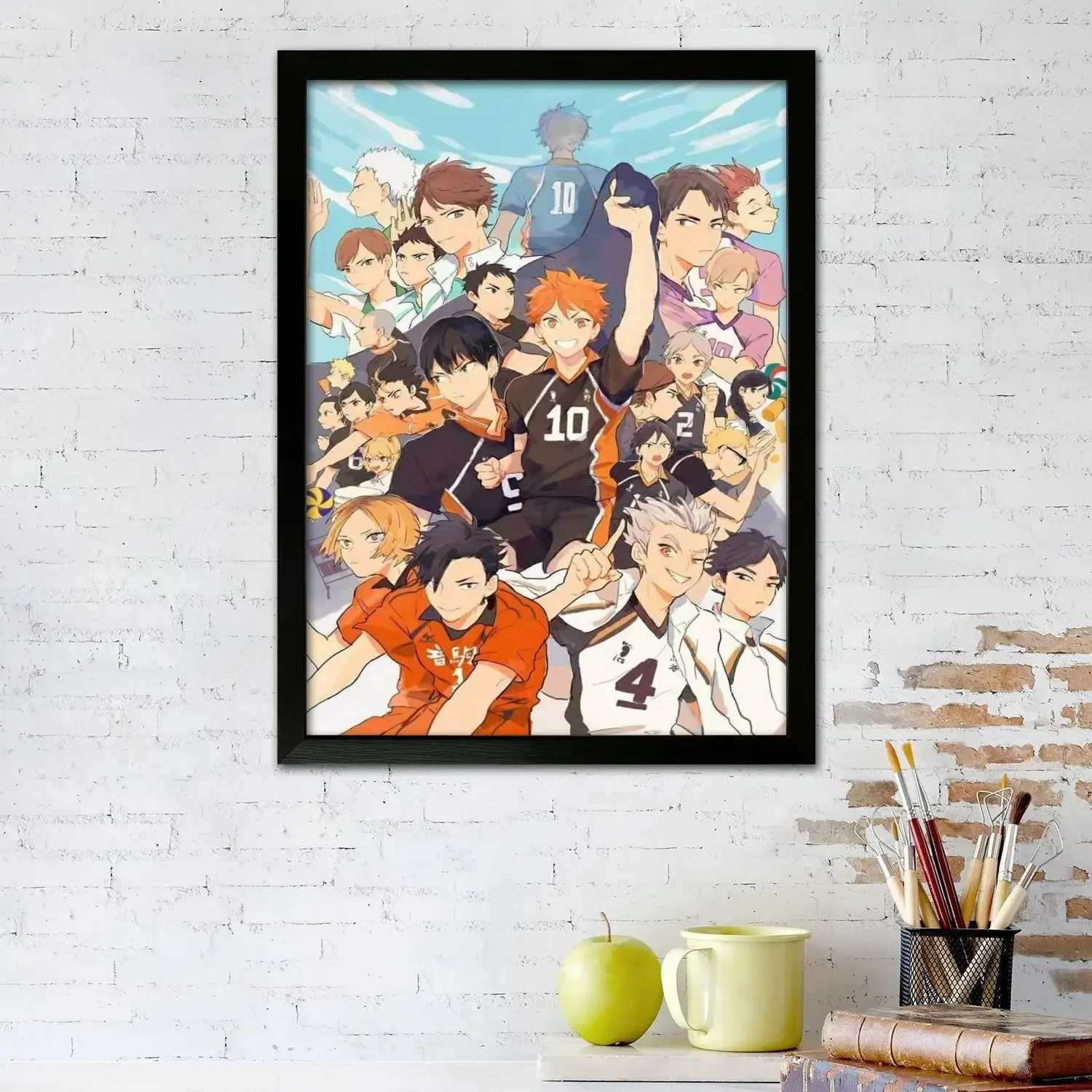 Haikyu Hinata Ova Poster Anime musim cetak Poster lukisan kanvas seni dinding untuk dekorasi rumah ruang tamu keluarga Modern