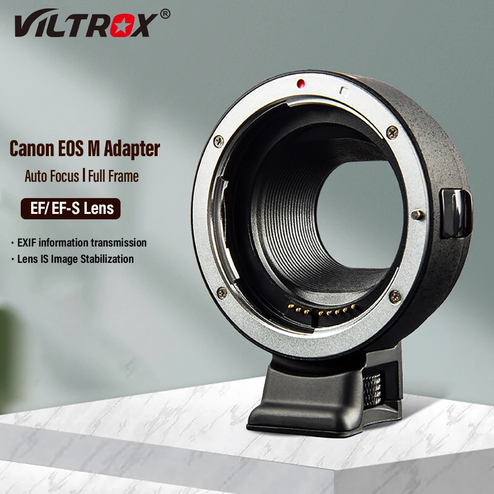 Viltrox EF-EOS M Electronic Auto Focus EF-M Lens adapter for Canon EOS EF EF-S Lens to EOS M M2 M3 M5 M6 M10 M50 II M100 Camera