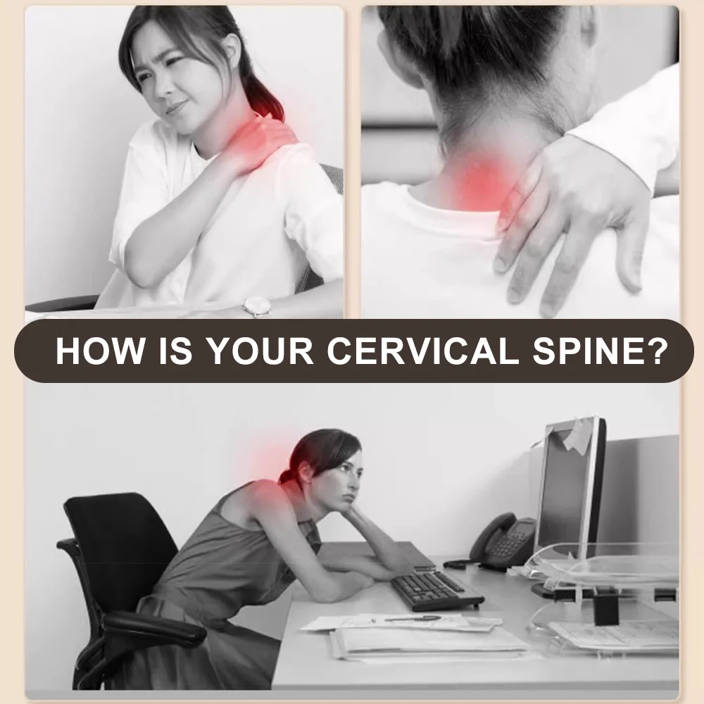 

Neck Supports Cervical Traction Prevent Neck Forward Tilt Relieve Chronic Neck and Shoulder Pain Correct Posture Adjustable