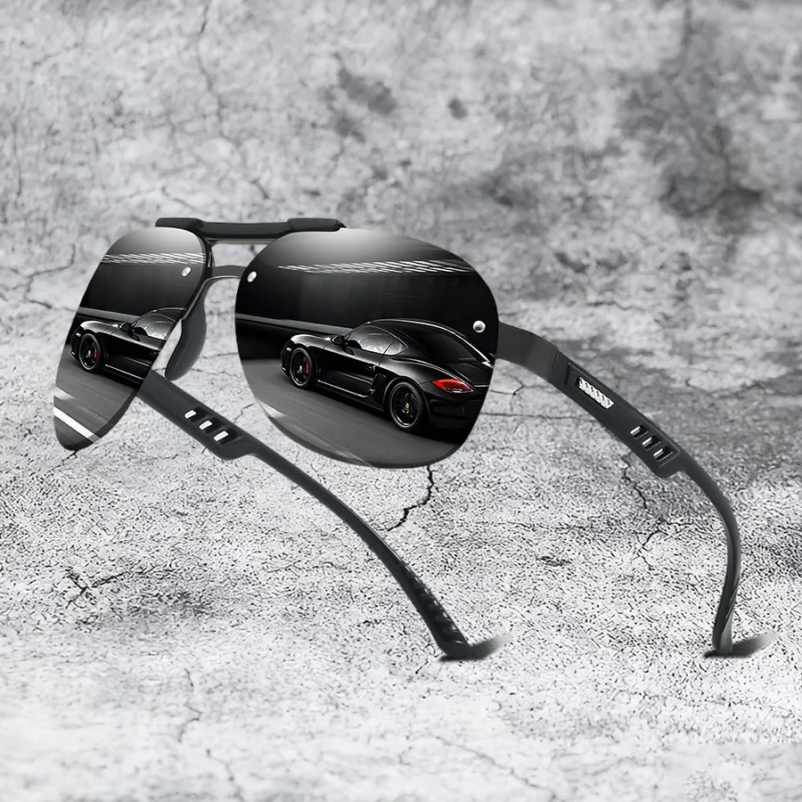 Vintage Gradient Lens Pilot Sunglasses Fashion Brand Designer Men Women Vacation travel Fishing Driving Sunglasses