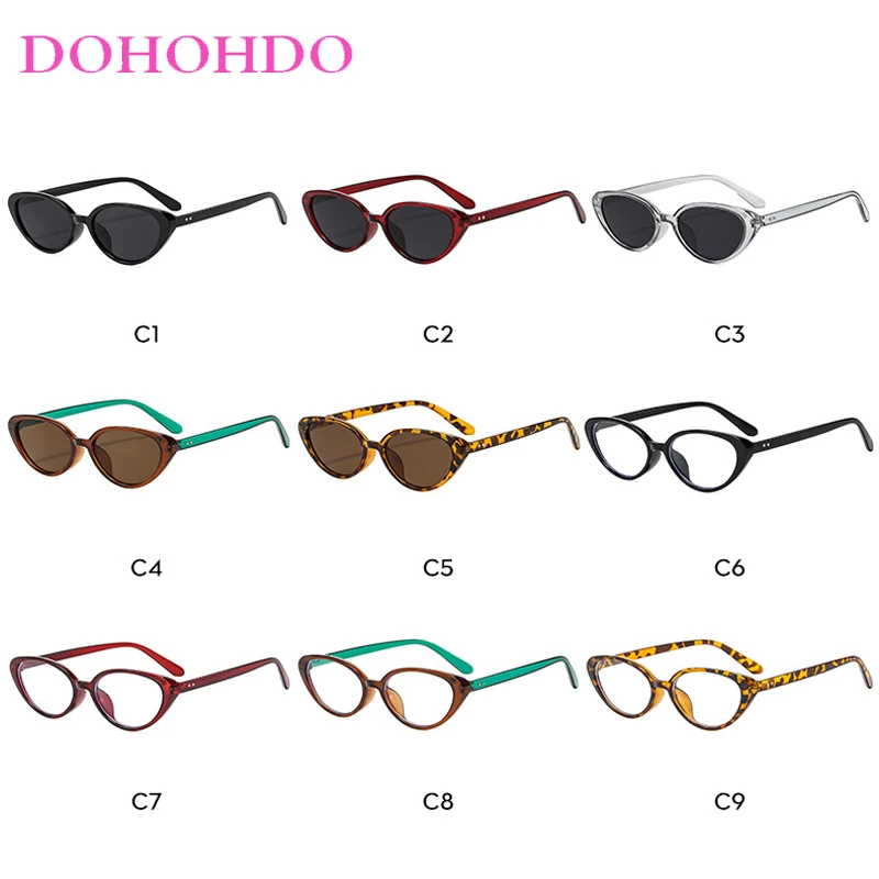 الرجعية إطار صغير Y2K عين القط الأرز مسمار النساء النظارات الشمسية الفاخرة مصمم الكلاسيكية الرجال ظلال القيادة السفر نظارات Очки UV400