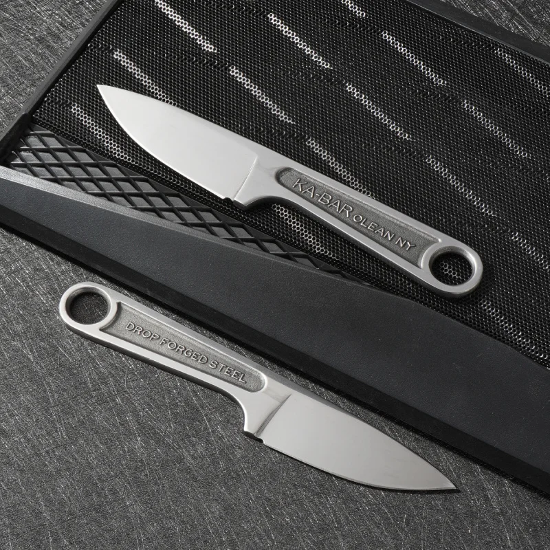 KA-BAR 1119 مفتاح ربط مستقيم صغير عالي الصلابة سكين نجاة مع قطعة واحدة كاملة تانغ وغمد K