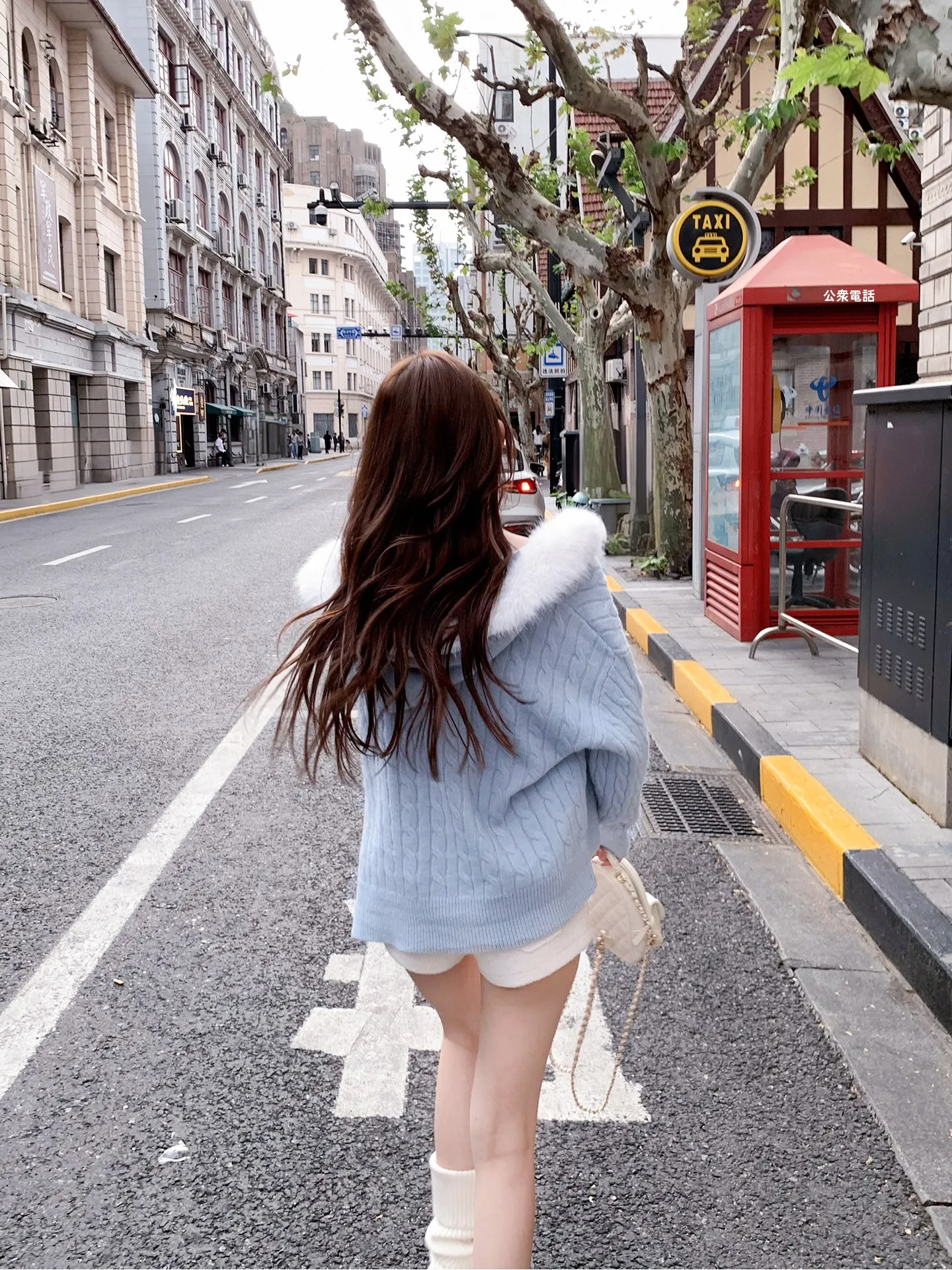 

Вязаный свитер-пальто Lazin Sea Salt Blue Collar с контрастными вставками, женский, зимний, свободного кроя, с V-образным вырезом, длинными рукавами, верхняя одежда