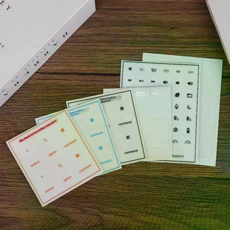 Transfer Sticker Tear-Off Film With Text  Os System Hotkey Characters Icon Desktop Computer Keyboard Sticker