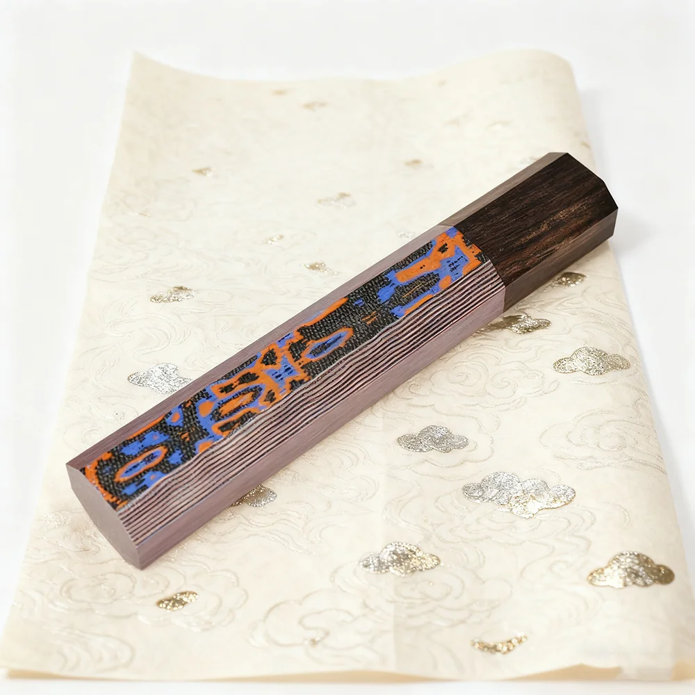 

IK Knife Handle G10 Octagonal Knife Handle Wa Handle Replacement for Chef Knife Santoku Knife Gyuto Knife Nakiri Knife DIY Knife