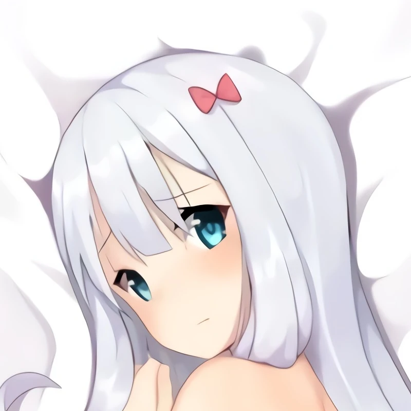 Dakimakura Anime Pillow cover Sagiri Izumi Double-sided Print Of Life-size Body Pillowcase Gifts