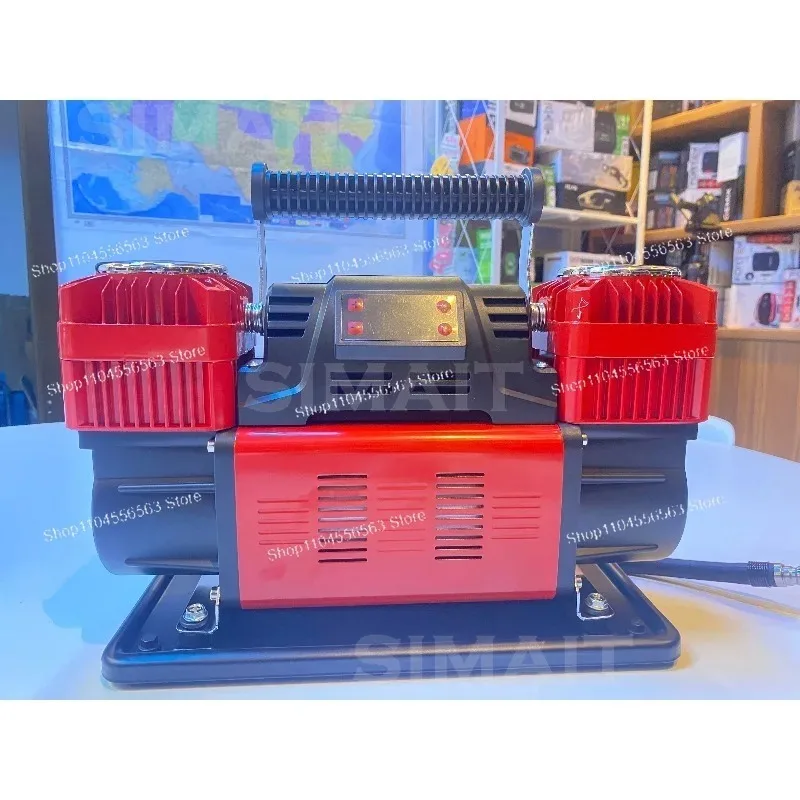 Heavy Duty Digital Display Air Compressor - 300L/min High Flow with Pressure Monitoring for Auto Inflation