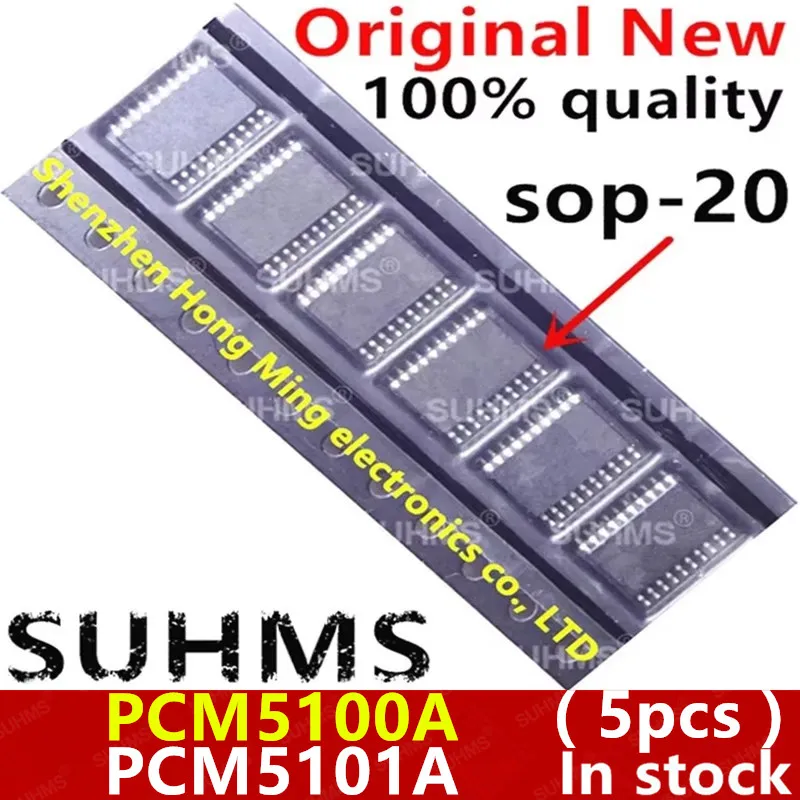 (5piece)100% New PCM5100A PCM5101A PCM5100APWR PCM5101APWR sop-20 Chipset