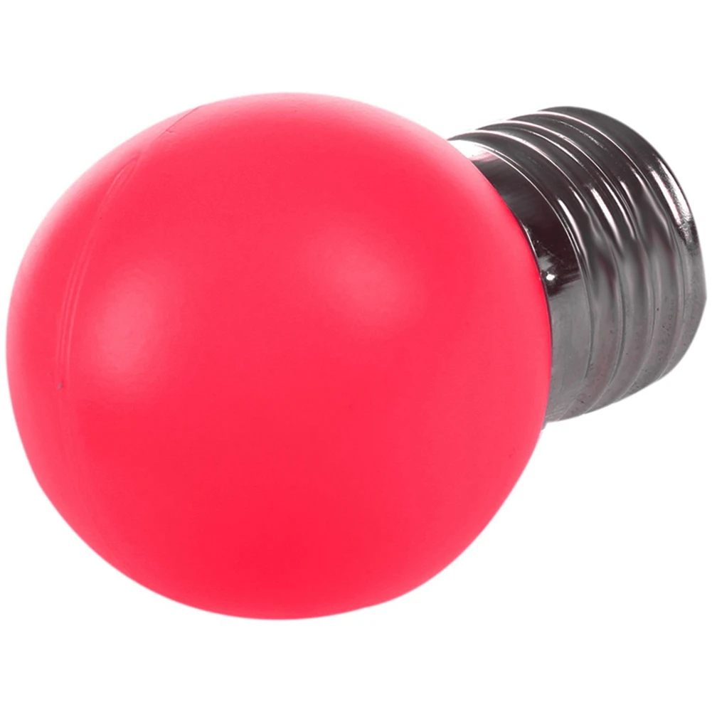 LICE-3X E27 Lampu LED Bohlam Plastik Bohlam Merah Hangat (Daya 0,5W, Merah)