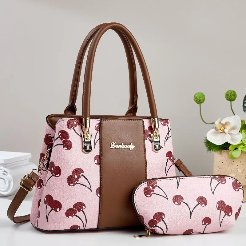 

Женская сумка-тоут большой вместимости в стиле ретро, новинка 2025, женская роскошная сумка через плечо из искусственной кожи, известный дизайнер, повседневные классические сумки ​