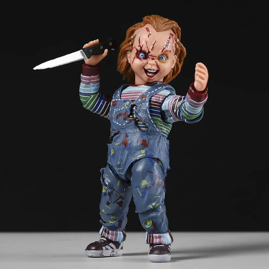 NECA เจ้าสาวของ Chucky Ultimate Chucky PVC Action Figure ตุ๊กตาของเล่นสะสม Figures