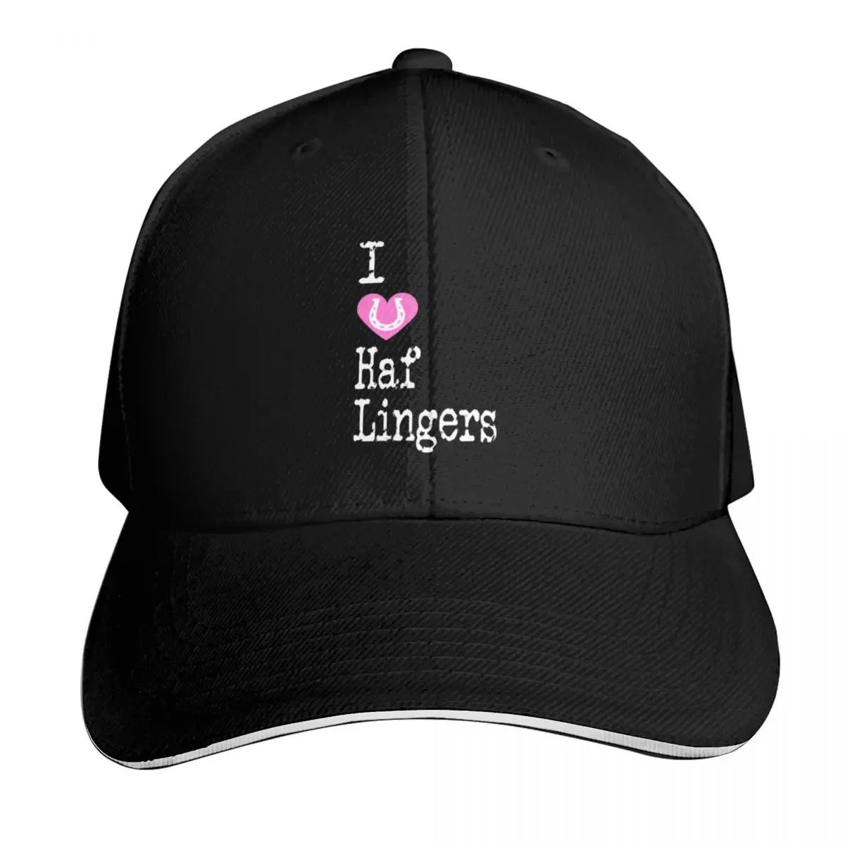 Ich Herz Haflingers Liebe Avelignese Haflinger Pferde Tailliertes mit V-Ausschnitt Baseball Cap party Hat For Man Women's