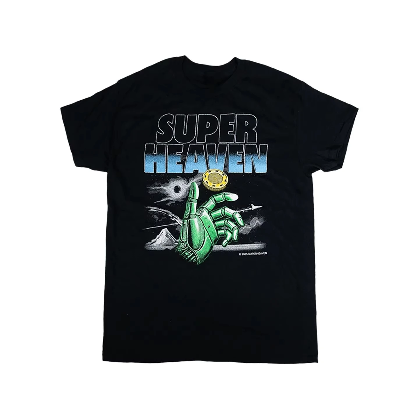 2025-26 nueva camiseta de Rock alternativo de Super Paradise Band Imprimé Pour Hommes Américains En Coton À Manches Courtes de alta calidad