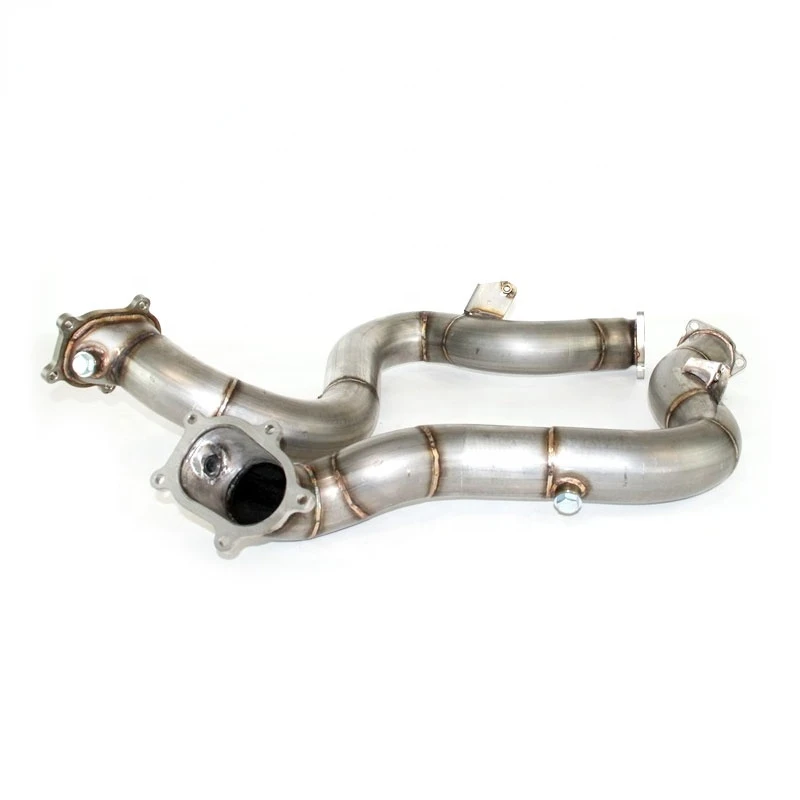 Auto Racing Parts Catback Turbo Muffler Manifold Stainless Steel Header Exhaust Tail Pipe Downpipe Kit for  RS6 4G C7 Engine