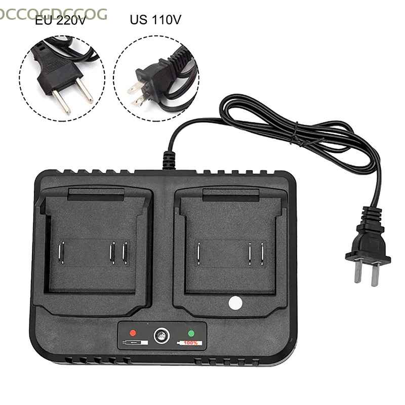 

BL1415 BL1420 BL1815 BL1830 BL1840 BL1860 Electric Drill Grinder Two-seater Battery Charger 2.0A Replacement For 18V 21V Li-ion