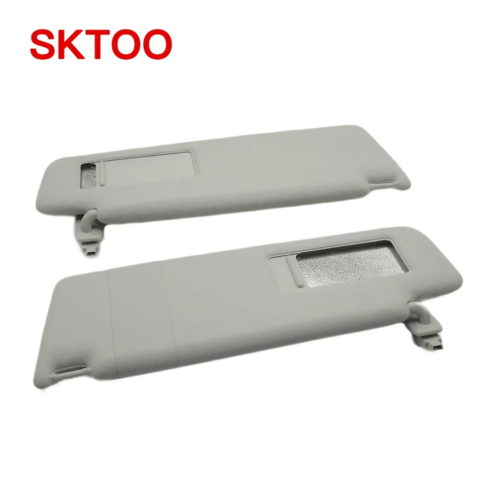 SKTOO for Volkswagen Tiguan Sun-shading Board Sun Visor Belt Makeup Mirror Sun Visor Shading Board 5ND 857 551 / 5ND 857 552