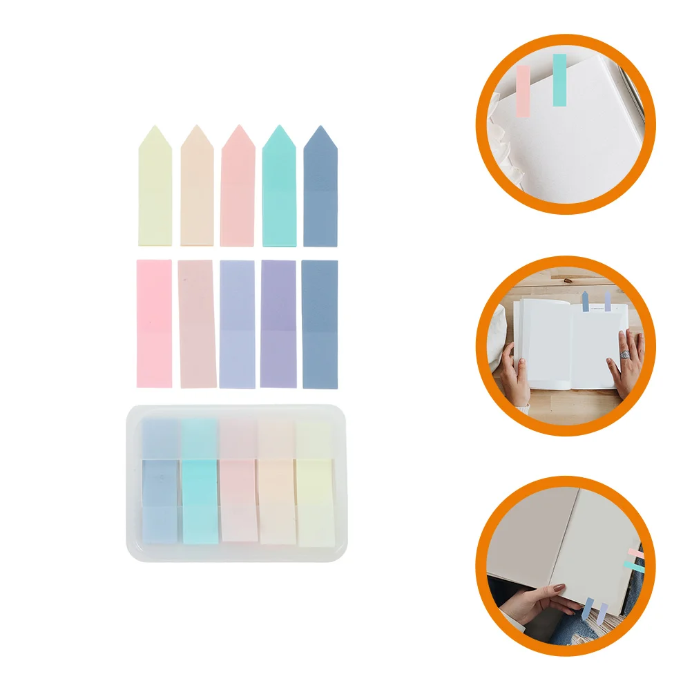 6 Sets Index Stickers Colored Page Markers Multi Function Flags Reading Markers Office Use Practical Self Adhesive