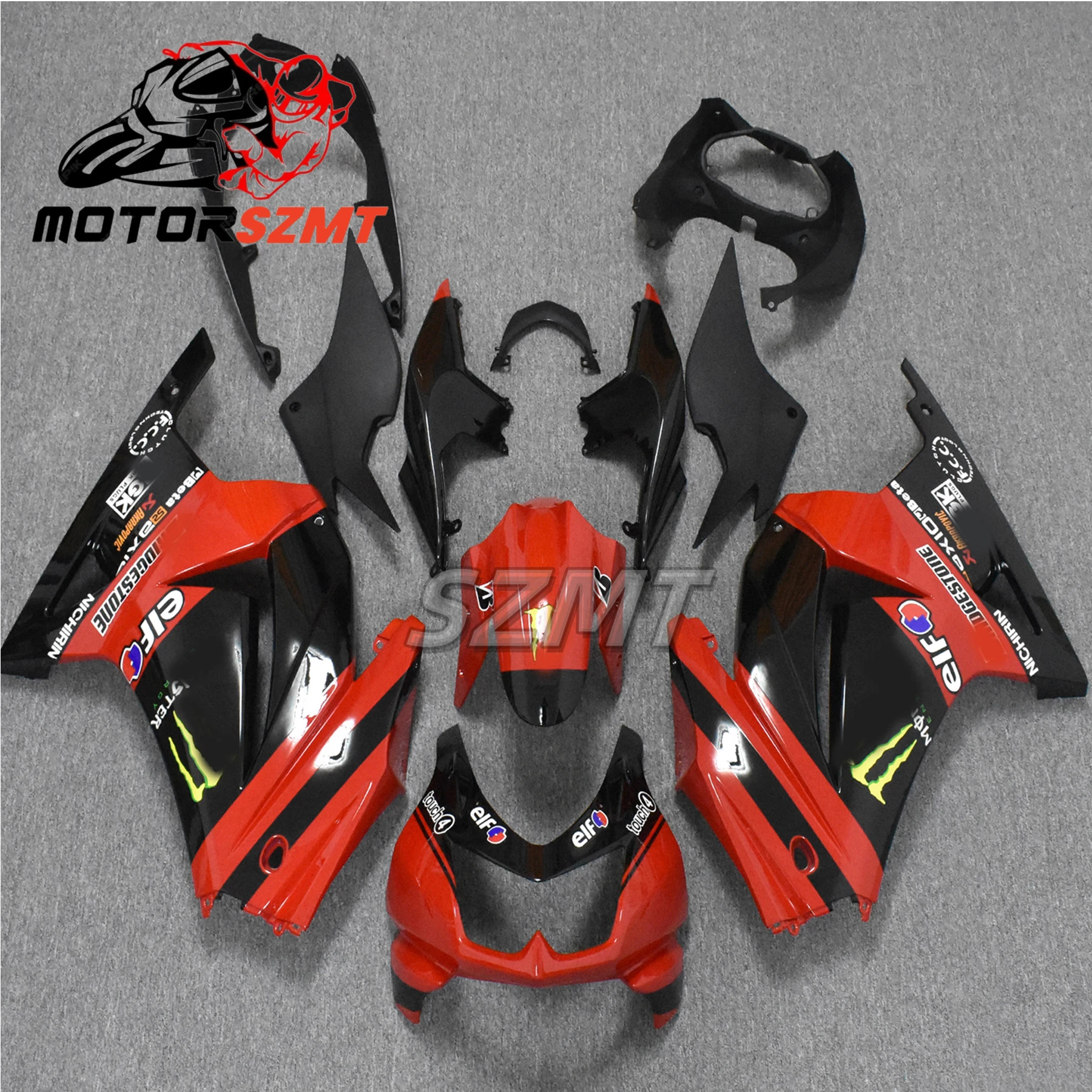 

Ninja 250R 08 09-12 обтекатели на заказ для Kawasaki Ninja250R 2008 2009-2012, полный комплект обтекателей послепродажного обслуживания