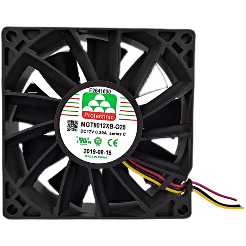 MGT8012XB-O25 C 025 12V 0.39a 8025 3600rpm Yongli cooling fan 8CM