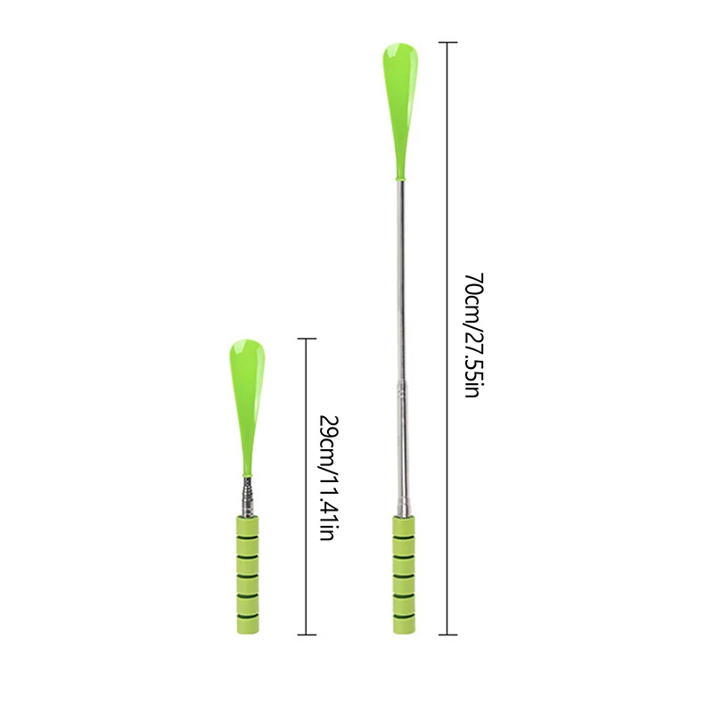 긴 개폐식 신발 경적 스테인리스 스틸 신발 경적, 긴 손잡이 신발 경적, 내구성 신발 리프터, 신발 스푼