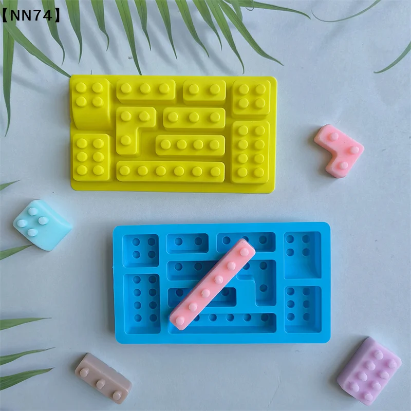 【NN74】10 Block Silicone Ice Lattice Ice Mold Creative Cake Mold DIY Candy Cookie Baking Chocolate Mold[J]【W4】