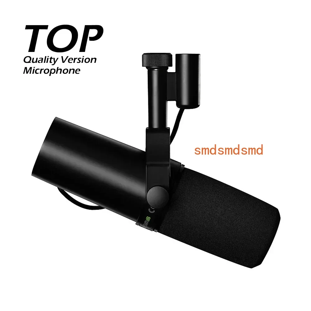 TOP Quality SM7DB Dynamic Vocal Microphone Selectable Frequency Response Built-in Preamp For Home Podcasting Recording Broadcast