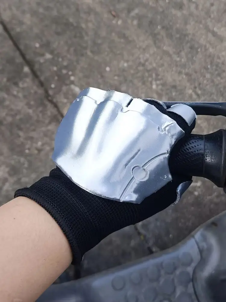 Cyberpunk-Handschuhe, Cosplay-Party-Outfit, Mechanische Mecha-Stil Reithandschuhe, 3D-gedruckt, Handschutz. – Detail 6