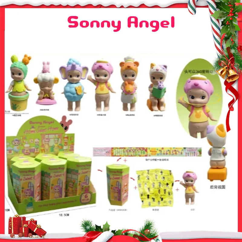 Sonny Angel Blind Box Figura Hippers Serie di animali pasquali Anime Figure Ornamenti Bambole Regalo di Natale Regali di ornamenti per il desktop