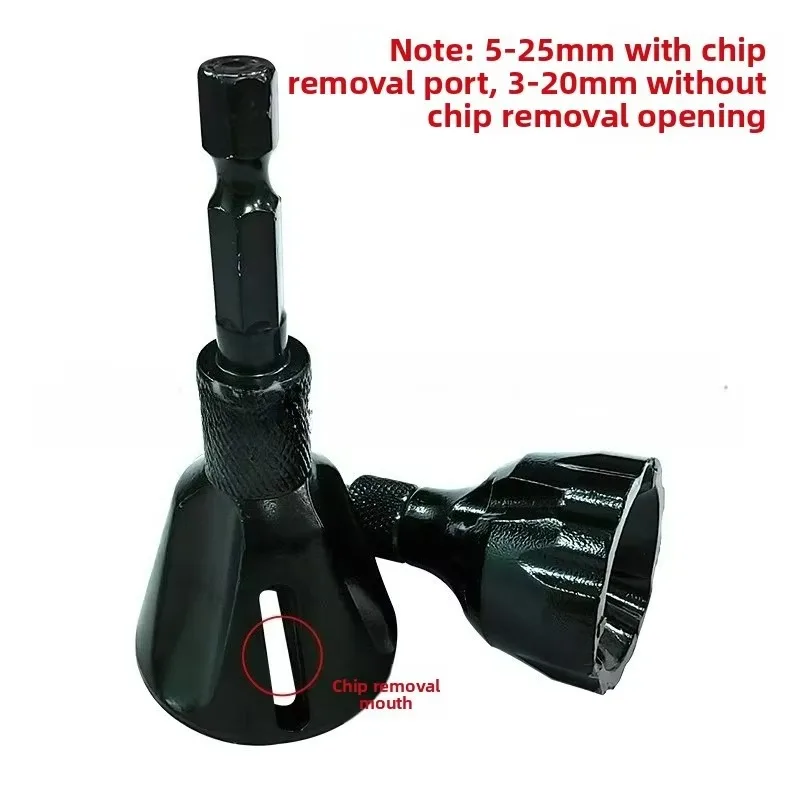 

Tiy Thread Fillet Burr Remove Tools Crew Bolt Trimming Deburring Tool Chamfer Kit Tungsten Steel Blades Hexagon Plug 5-25mm 3-20