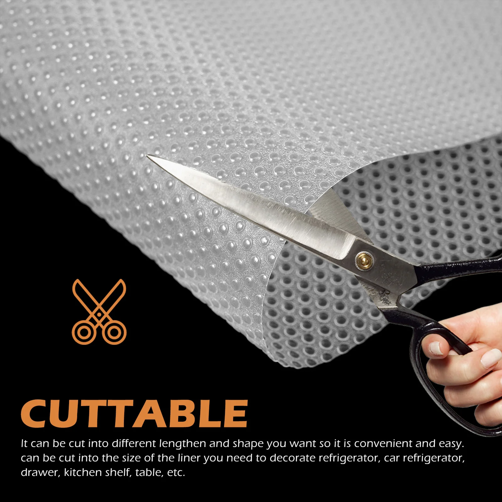 

9Pcs Fridge Shelf Liners Non Slip Eva Refrigerator Cushion Mat Oil Proof Cabinet Liner Anti Skid Pad Refrigerator Liners