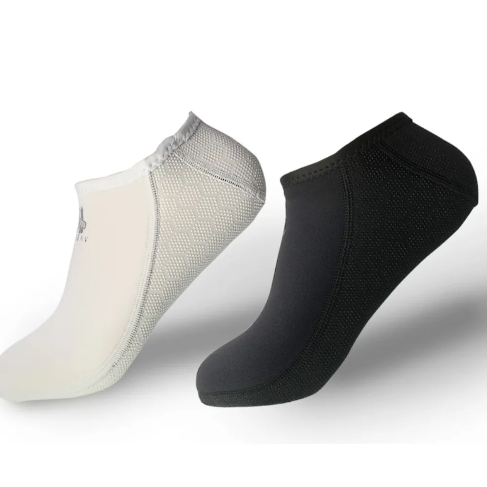 

Non-slip 3mm Neoprene Free Diving Socks Yoga Socks Elasticity Beach Volleyball Diving Socks Black White Keep Warm