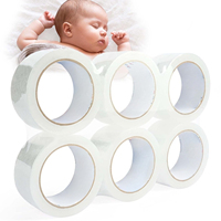 2.6mil No Noise Packing Tape, 48mm x 100m, Heavy Duty Silent Packing Tape for Moving, Storage, and Packaging