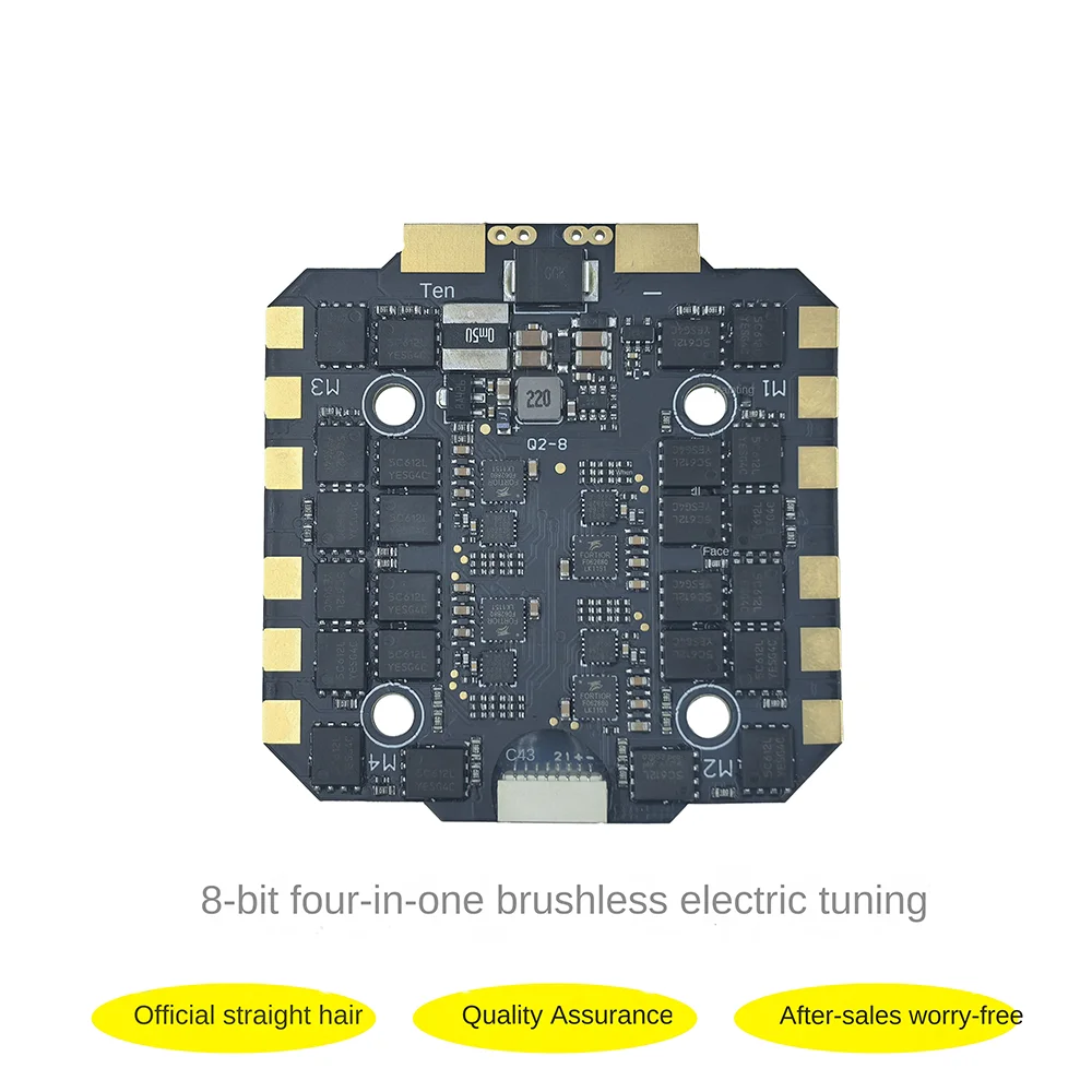 Accessories 8-bit 4-in-1 Plastic Brushless 120A 12S 10S 100A 4-Way Output Electromechanical Dacofpv Racing Parts