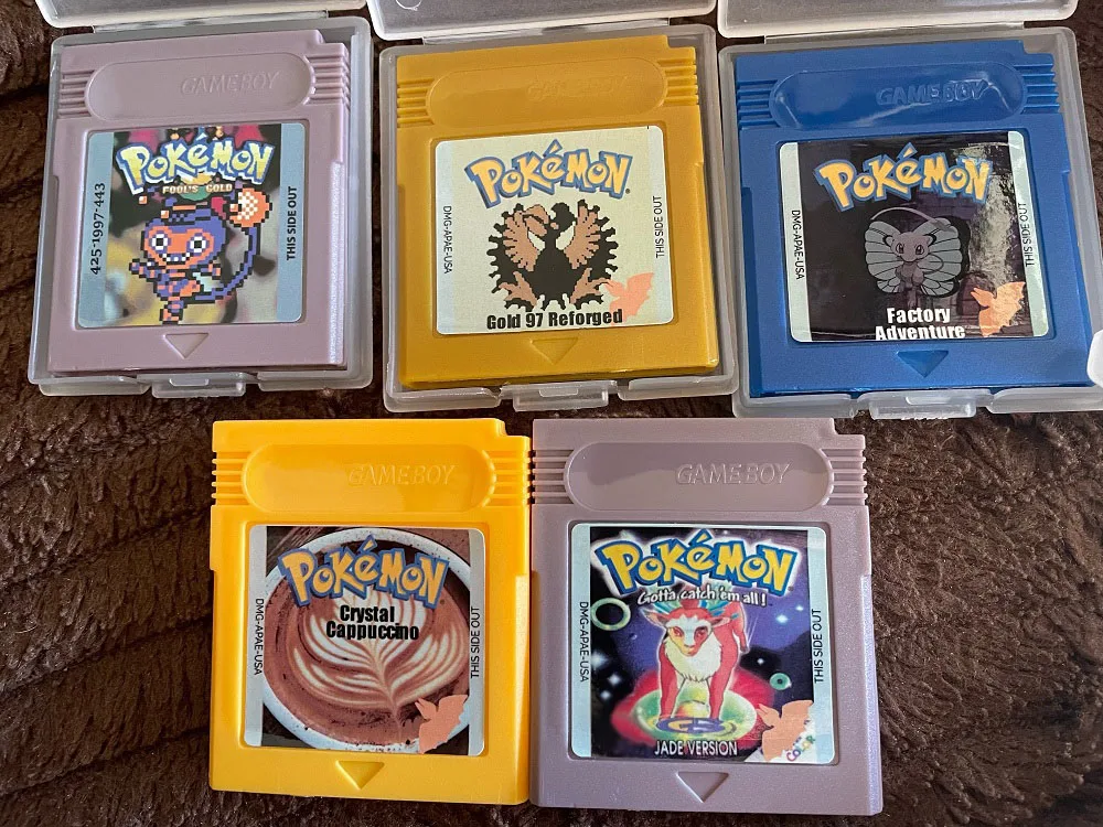 Pokémon-Spielkarte Black White 3 Genesis Creepy Black Fool Gold GBC-Spielkarte 16-Bit-Videospielkassette Konsolenkarten für GB/SP – Detail 9