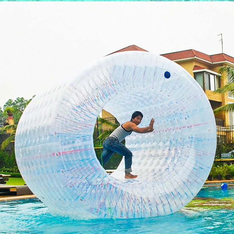 

PVC Inflatable Water Zorb Roller For Water Park, Inflatable Beach Water Roller Ball