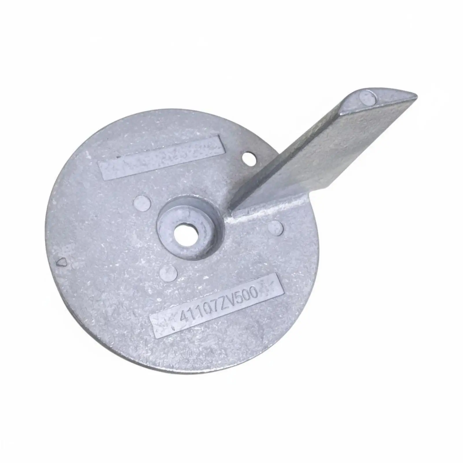 Outboard Rudder Trim Tab Anode Zinc for Saltwater Boat Engine Propeller Torque Control