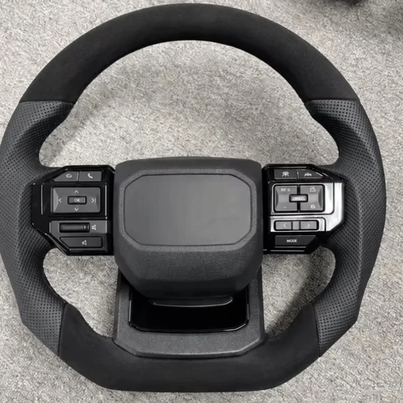 Really Carbon Fiber Customized Steering Wheels For Toyota Landcruiser Prado LC200 LC300 LC250 Steering Wheel Assembly Modified
