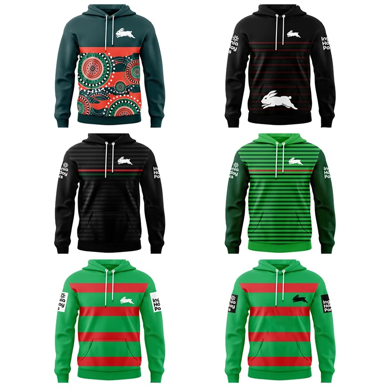 

Rabbitohs home / Away/training/2024 personalizado en sudaderas con капуча en el sur de SIM-ropa nueva de al