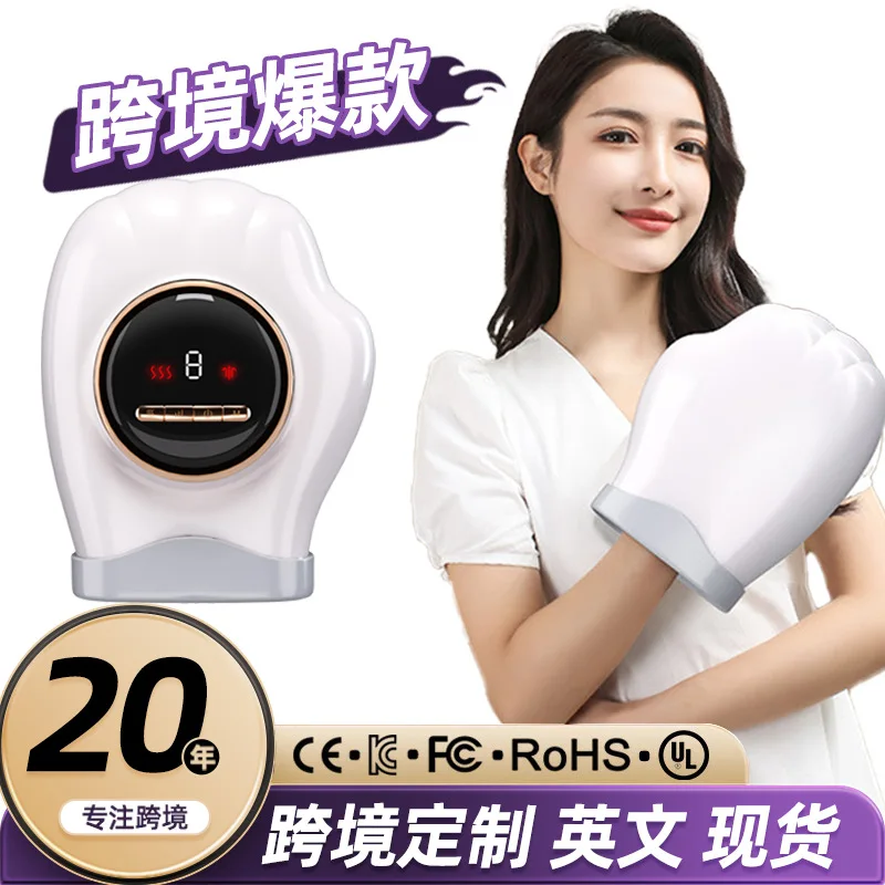 

Ручной массажер снимает усталость Электрический горячий компресс Сустав пальцев Домашний массаж Воздушная волна Инструмент для толкания массажа