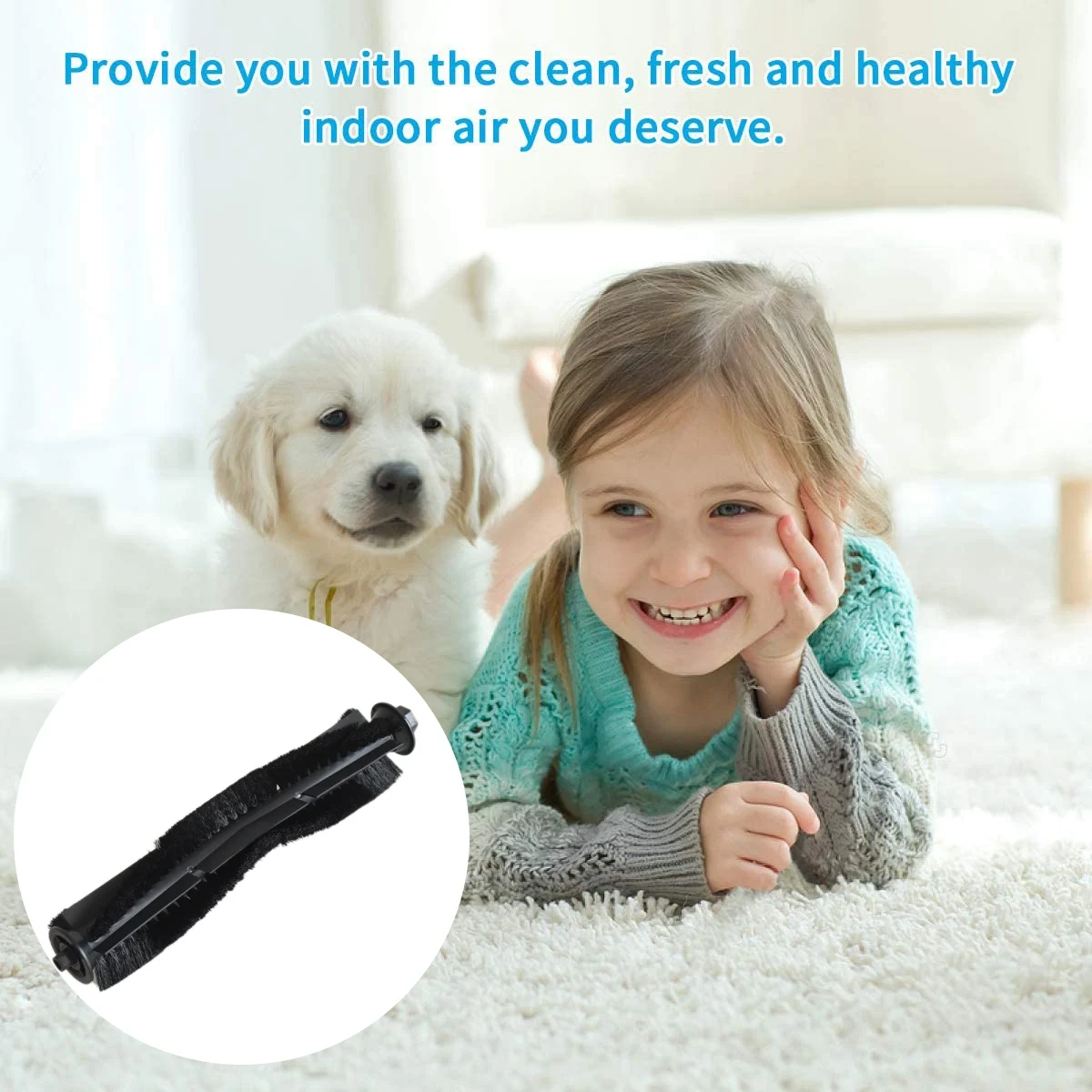 Sweeper accessories Brush Main Roller Brush for Proscenic M7 Pro M8 M7 MAX , Replaceable Household Cleaning Tools Parts