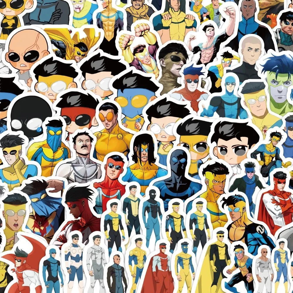 

80PCS Invincible Young Hero Stickers Mark Grayson Graffiti Decals DIY Luggage Laptop Phone Guitar Car Bike Skateboard Stickers