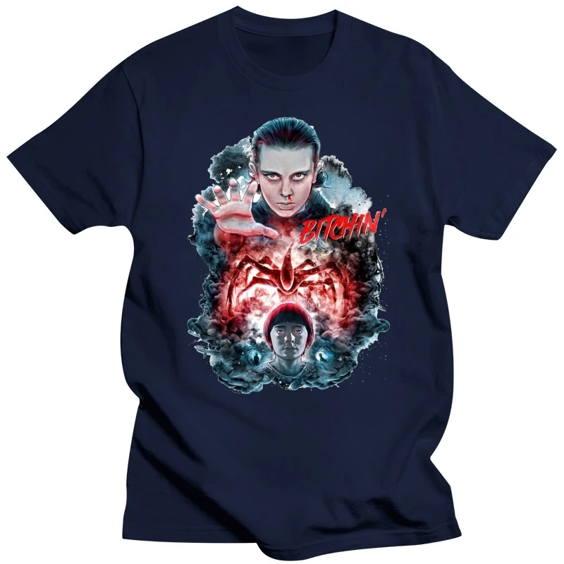 Bitchin Eleven ST2 Tribute T shirt strangerthings elven 11 millie bobby brown hawkins will beyers hopper mind flayer