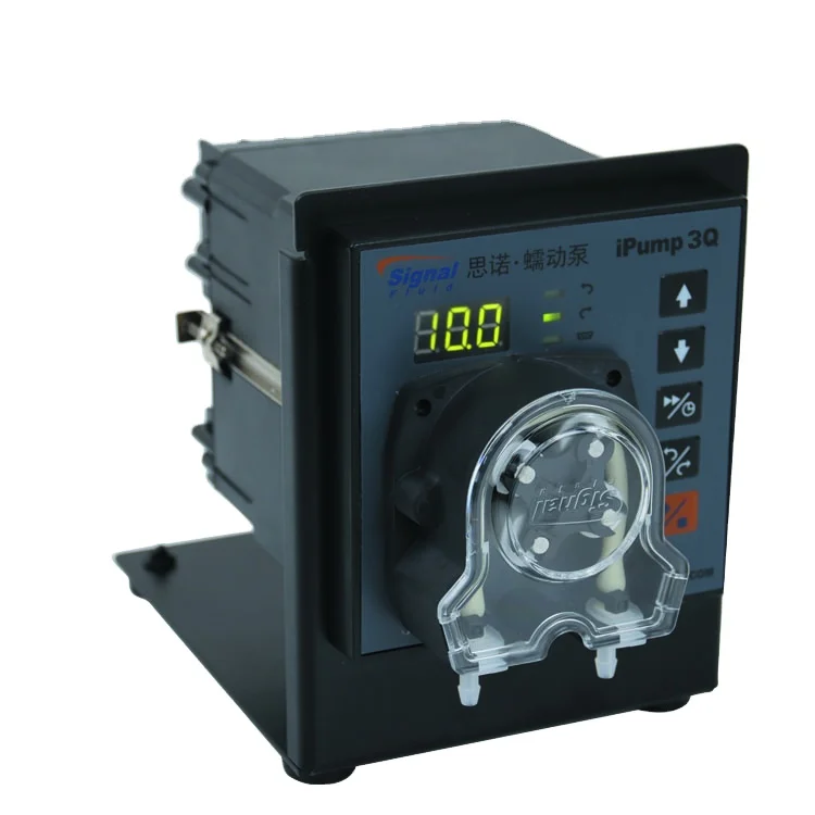 4-20mA Out Control Black Color Low Flow Rate  Peristaltic Pump
