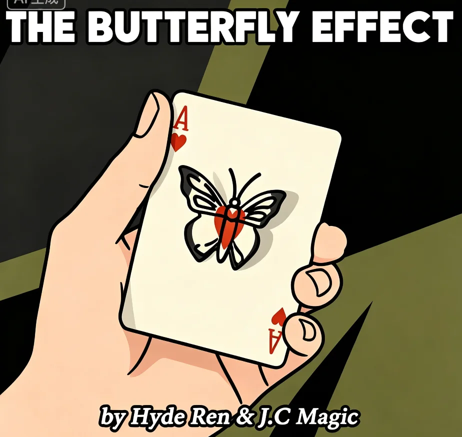 The Butterfly Effect by Hyde Magic Tricks Card Change to Butterfly Appearing Close Up Street Illusions Gimmicks Mentalism Magia