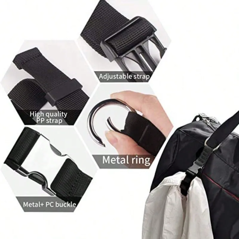 1PC Adjustable Travel Luggage Strap, Portable Suitcase Belt for Backpacks, Travel Bags, School Bags & Accessories view 3