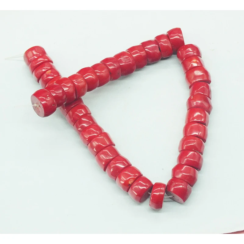 

DIY 18MM Natural Red Coral Loose Beads 16"